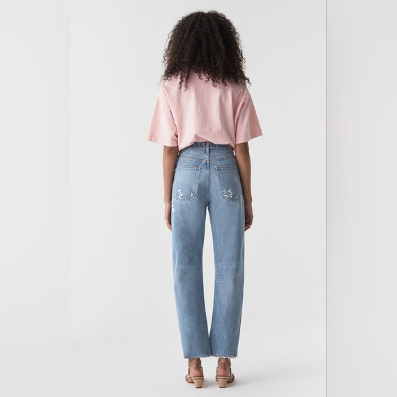 AGOLDE - 90's Mid Rise Loose Fit in Fall Out Jeans Size 23 100% Cotton - Picture 15 of 16